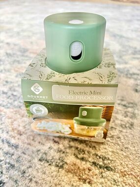 Gourmet Electric Mini Food Processor - Olive Green